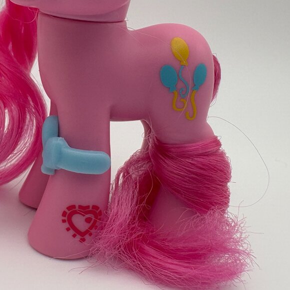 My Little Pony (MLP) Pinkie Pie 2010 G4 Brushable w/ Ribbon 2010 (SKU: 369TO) - Picture 4 of 6